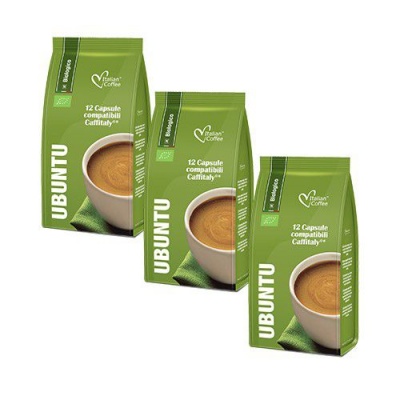 Photo of Best Espresso Ubuntu Organic 36 Coffee Capsules for Caffitaly