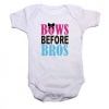 Qtees Africa Bows Before Bros Short Sleeve Girls Baby Grow Photo