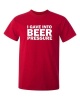 Qtees Africa I Gave Into Beer Pressure Red Mens T-Shirt Photo