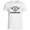 Qtees Africa Legends Are Born In February White Mens T-Shirt Photo