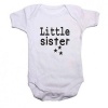 Qtees Africa Little Sister Short Sleeve Baby Grow Photo