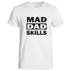 Qtees Africa Mad Dad Skills White Mens T-Shirt Photo