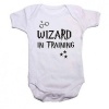 Qtees Africa Wizard In Training Short Sleeve Unisex Baby Grow Photo