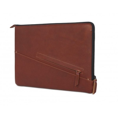Photo of Decoded Leather Slim Sleeve for Macbook Pro 13" 2016 - Cinnamon