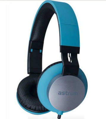 Photo of Astrum Stereo Fashion Headset with Mic - Blue