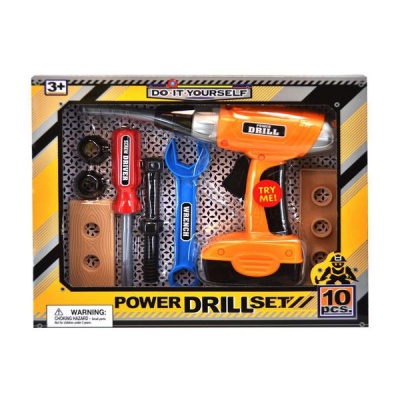 Photo of Ideal Toy Power Drill Set - 10 Piece