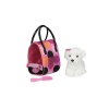 Pucci Pups-Polka Dot Glam Bag & Bichon F Photo