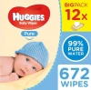 Huggies - Baby Pure - 672's Wipes Photo