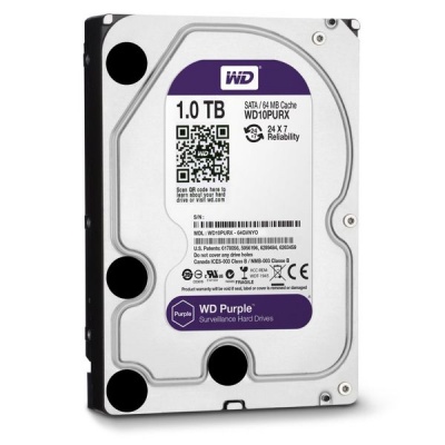 Photo of Western Digital WD PURPLE 1TB 3.5 SATA 64MB Internal Hard Drive