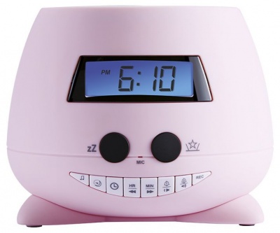 Photo of Big Ben Alarm Clock with Projector - Pink