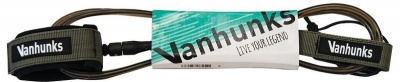 Photo of Vanhunks Sup & Surf 6.0 x 7mm Leash - Black