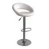 Touch Leather Bar Stool - White Photo