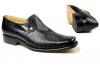 Crockett & Jones Mens Formal Slip-On Style Shoes - Black Photo