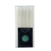 Clover Leaf Candles - 20cm Dinner Candles Tapered - White Photo