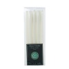 Clover Leaf Candles - 25cm Dinner Candles Tapered - White Photo