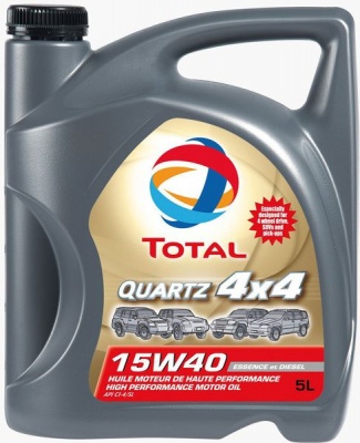 Photo of Total - 15W40 Quartz 4X4 - 5 Litre