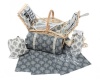 Yuppie Gift Baskets Fairytale Picnic Basket with Accessory Set Photo