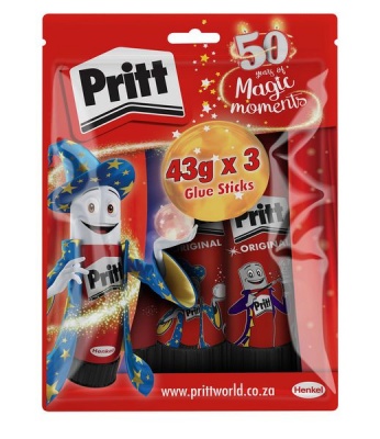 Photo of Pritt Glue Stick 43g x 3 Pack