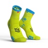 Compressport Pro Racing Socks Run Hi V3.0 Fluo Yellow - T3 Photo