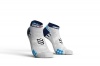 Compressport Pro Racing Socks Run Lo V3.0 White/Blue - T2 Photo