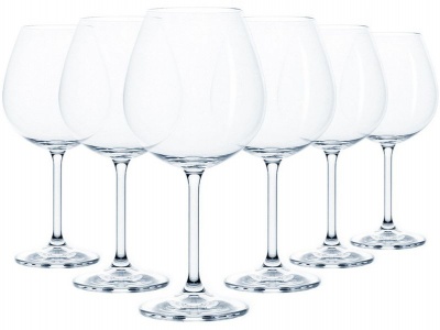 Crane Crystal Bistro Crystal Burgundy Wine Glass 650ml Set of 6