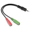 Hama Jack Adapter 4-pin 3.5mm Jack Plug 2x 3.5mm Jack Socket Photo