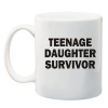Qtees Africa Teenage Daughter Survivor White Printed Mug Photo