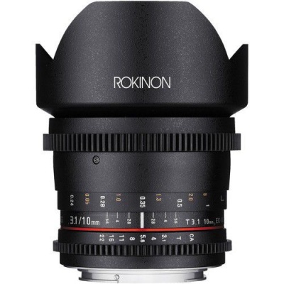 Photo of Canon Rokinon 10mm T3.1 Cine DS Lens with EF Mount for APS-C