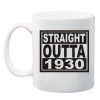 Qtees Africa Straight Outta 1930 Printed Mug - White Photo