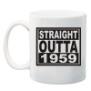 Qtees Africa Straight Outta 1959 Printed Mug - White Photo
