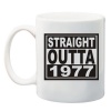 Qtees Africa Straight Outta 1977 Printed Mug - White Photo