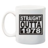 Qtees Africa Straight Outta 1978 Printed Mug - White Photo