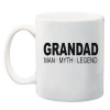 Qtees Africa Grandad - Man - Myth - Legend Printed Mug - White Photo
