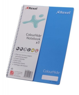 Photo of Rexel : A4 Feint Ruled Perforated Notebook - Blue