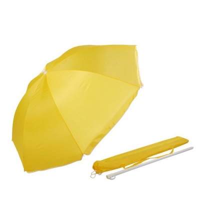 Photo of Alice Umbrellas 1.6M Beach Umbrella With Carry Bag - Yellow