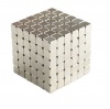 Magnetic Cubes Silver - 216 Piece Set Photo