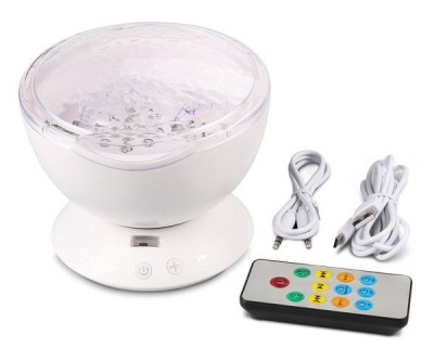 Photo of Multi-Color Ocean Wave Projector Light with Built-in Music Player