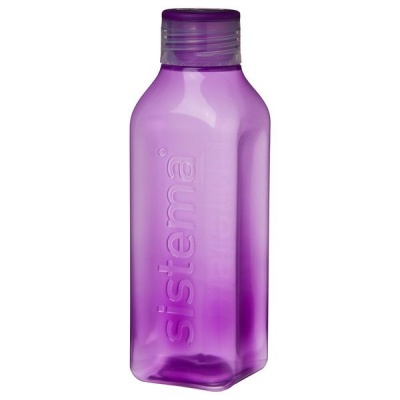 Photo of Sistema - 725ml Medium Square Bottle - Purple