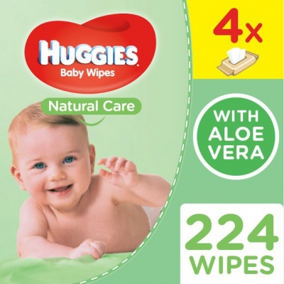 Photo of Huggies Natural Care Baby Wipes - 4s Value Pack - 224 Wipes