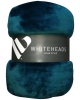 Whiteheads Faux Fur Blanket Throw - Teal Photo