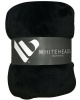 Whiteheads Faux Fur Blanket Throw - Black Photo