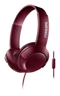 Photo of Philips SHL3075 Bass Headphones With Mic - Red