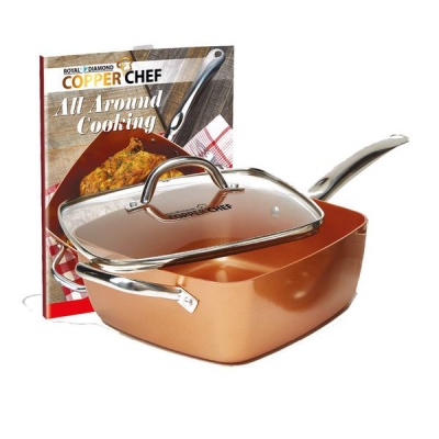 Photo of Copper Chef - 24cm Deep Dish Square Pan - Set of 3