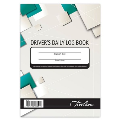 Photo of Drivers Log Book A5 Upright Hard Cover Duplicate