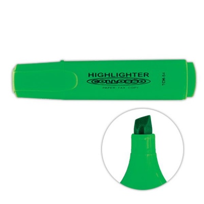 Photo of Collosso Highlighters Chisel Tip - Green