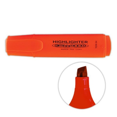 Photo of Collosso Highlighters Chisel Tip - Orange