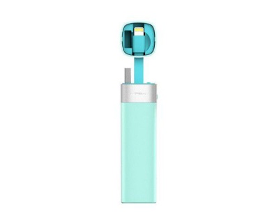 Photo of Mipow Compact Power Tube with Built In Micro USB Cable 3000mAh - Pink