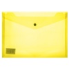 Treeline Carry Folder A4 PVC Yellow with Stud - Pack of 12 Photo