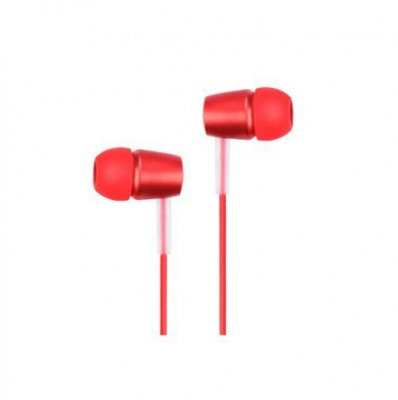 Photo of Hoco M10 Metal Universal Earphone with Mic - Red