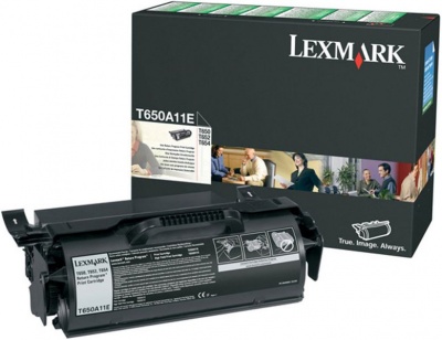 Photo of Lexmark T650A11E Black Laser Toner Cartridge